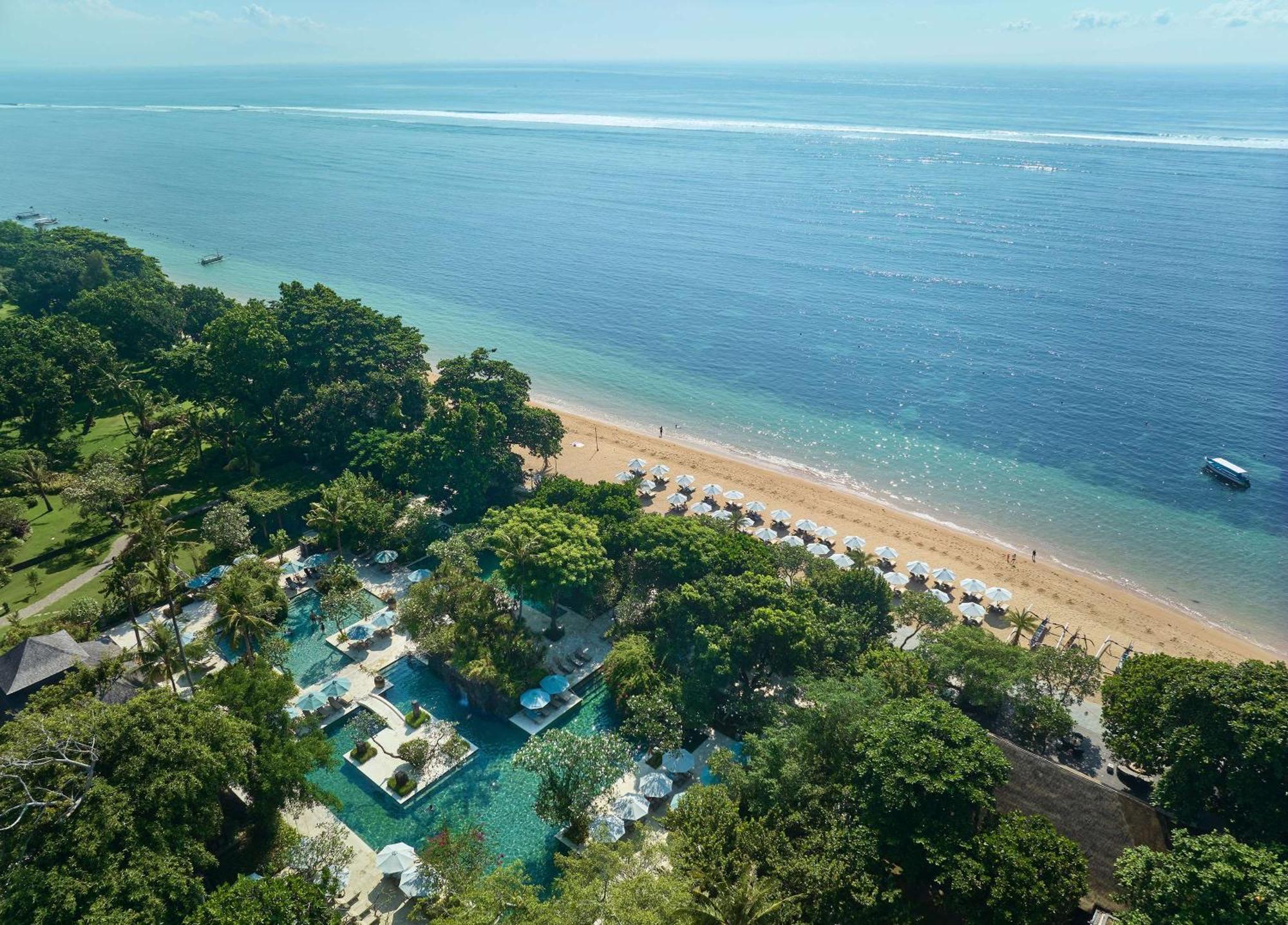 Hotel Hyatt Regency Bali Sanur Exterior foto Aerial view of the resort